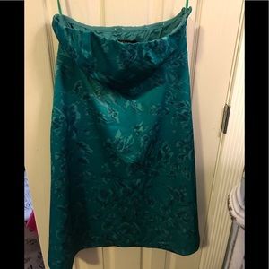 The Limited Teal Green strapless dress gown 4 NEW